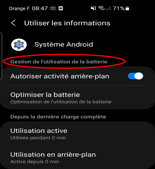 blocage audio samsung1
